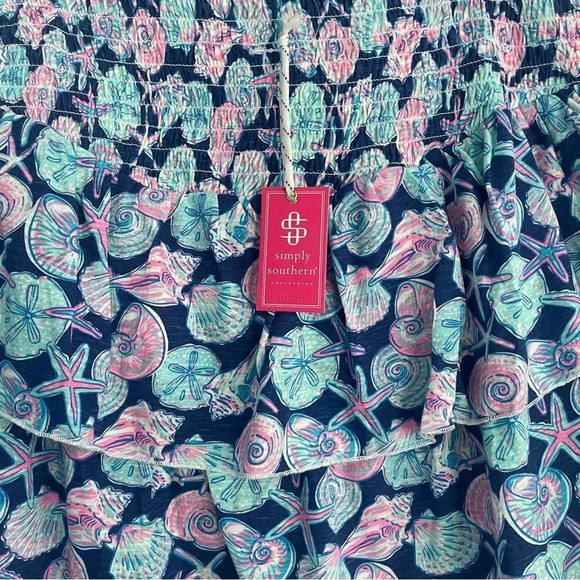 Simply Southern Shell-Bee Skirt Size XL NWT - Picture 4 of 8